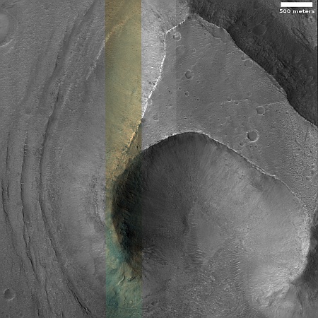 Layered mesas in Martian chaos