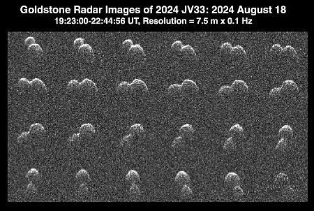 Two-lobed asteroid