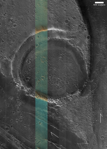 The obvious visual evidence of past catastropic floods on Mars