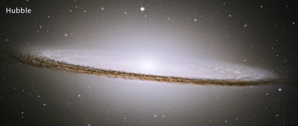 Hubble view of Sombrero galaxy