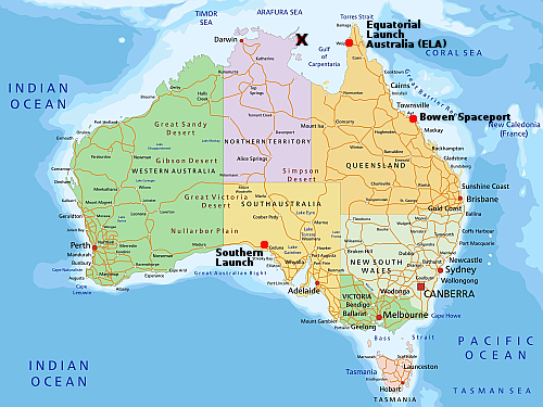 Australia's spaceports