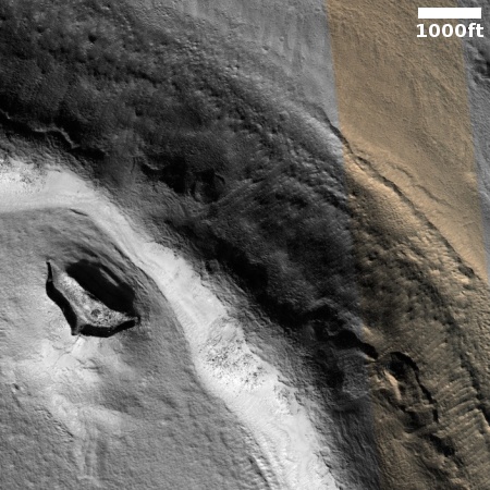 Strange Martian geology