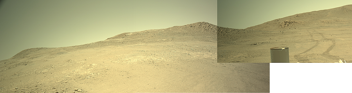 Panorama by Perseverance on sol 1400, January 27, 2025