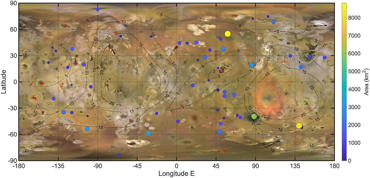 The lava lakes of Io