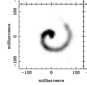 Keck infrared data of WR104