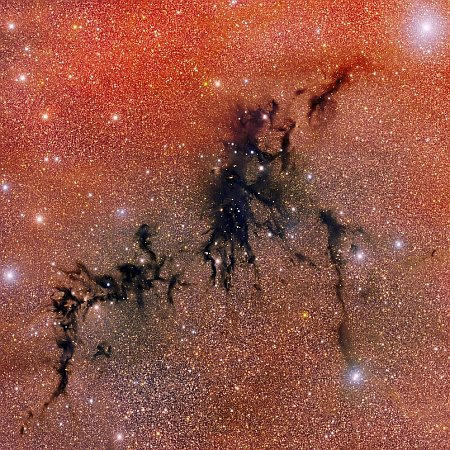 A dust cloud in space
