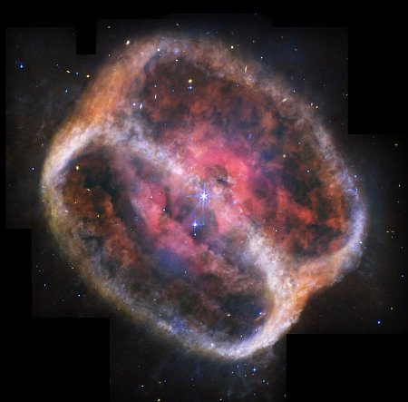 A planetary nebula as seen by Webb