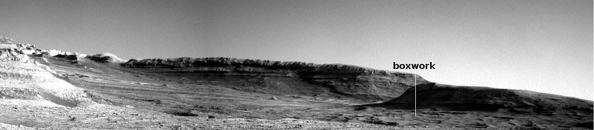The canyon that Curiosity will eventually climb