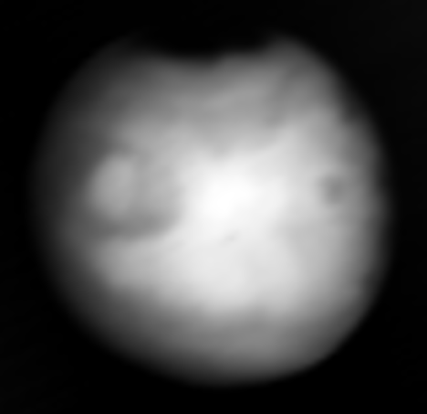 Mars as seen by Europa Clipper in thermal