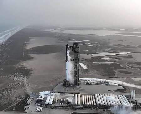 Starship/Superheavy on March 6, 2025 at T-41 seconds