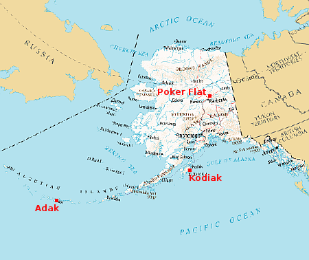 Location of Spinlaunch's proposed Adak launch site
