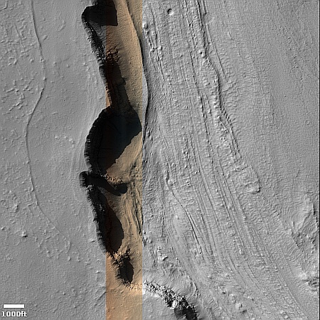 A Martian mystery