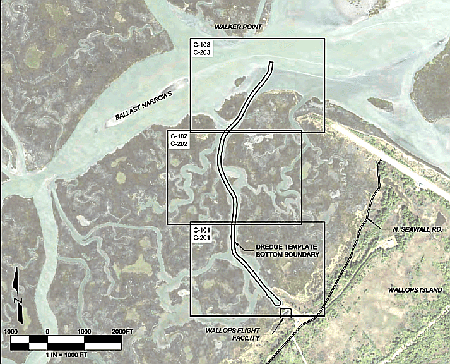 Proposed dredged channel