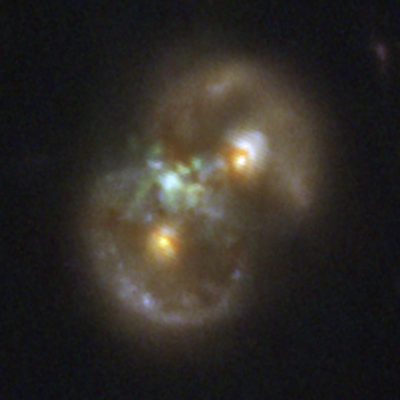 colliding galaxies