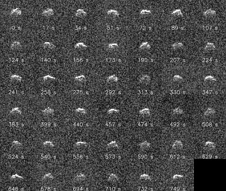 Radar images of near Earth asteroid