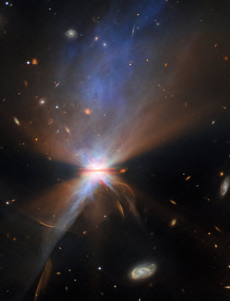 A baby star and its protoplanetary disk