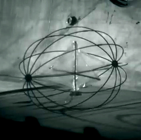 Tumbleweed being tested on sandy ground