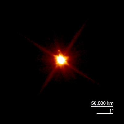 Makemake, as seen by Hubble in 2016