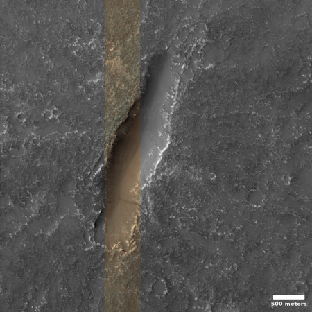 A shield volcano vent