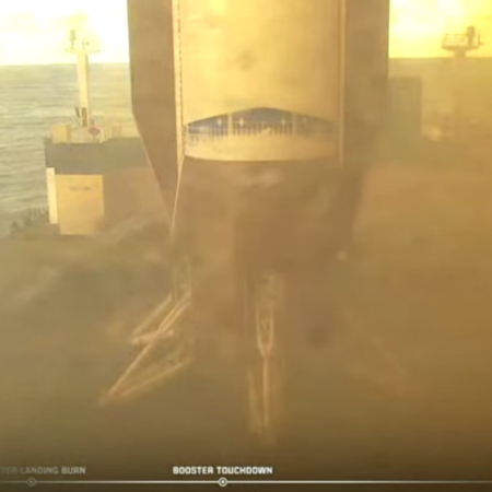 New Glenn first stage after landing