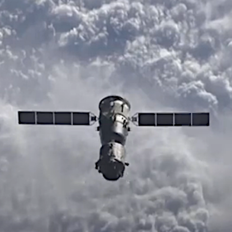 Shenzhou-16 after undocking in 2023