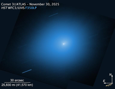 New Hubble image of 3I/Atlas
