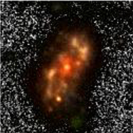 A spiral galaxy too early in the universe