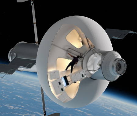 Thunderbird, with cut-out showing interior and person for scale