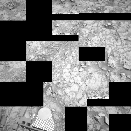 Last image before blackout from Curiosity