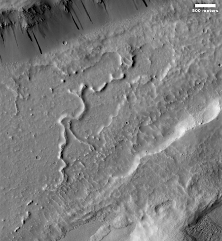 A sinuous ridge of uncertain origin