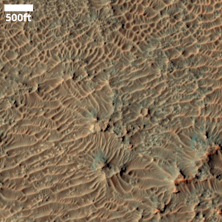 Weird Martian landscape