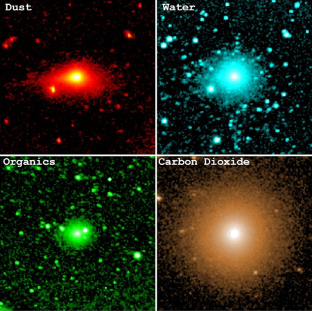 False color images of SphereX infrared data