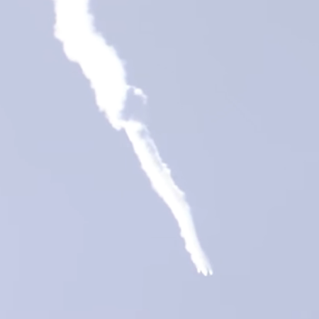 Kairos rocket just after failure