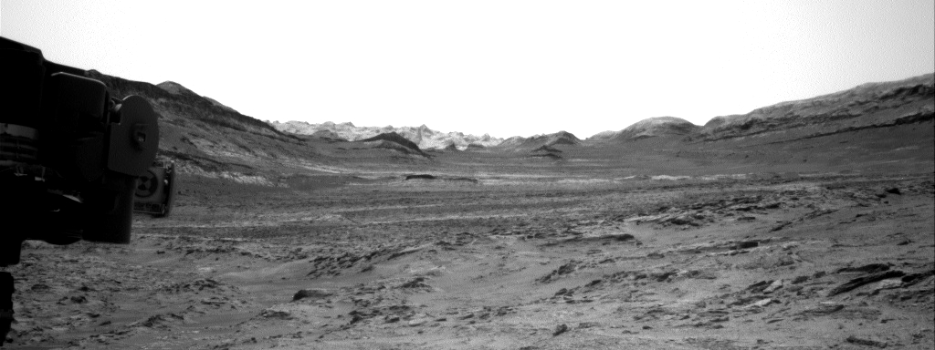 Panorama looking up Mount Sharp