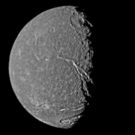 Titania as seen by Voyager-2