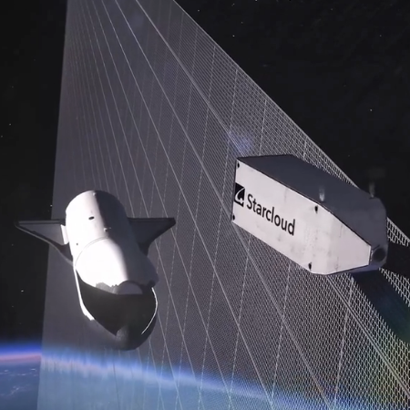 Starcloud-4 being deployed