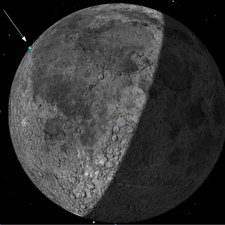Falcon 9 impact on Moon in August