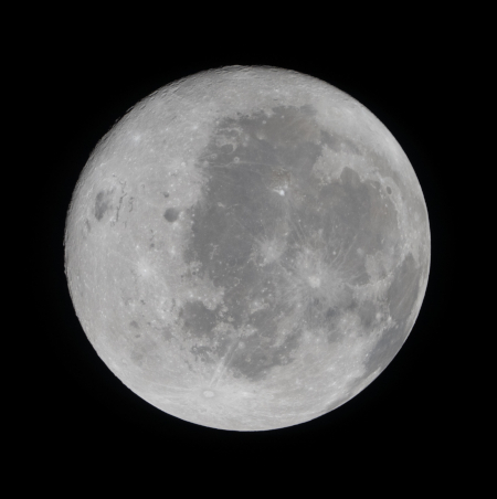 The Moon as seen by Orion's astronauts