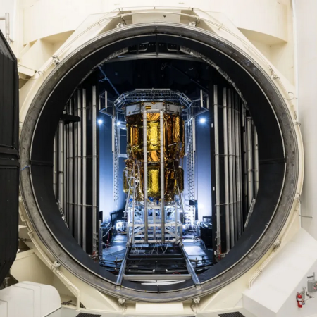 Blue Moon MK-1 in testing chamber