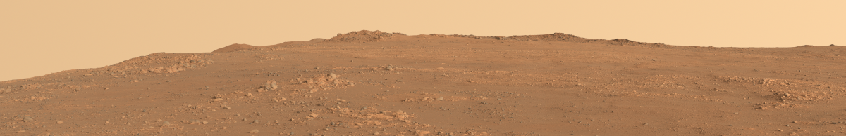 The barren Martian hills west of Jezero Crater