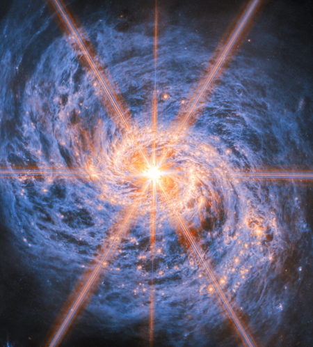 M77 as seen by Webb