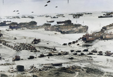 A view looking out from Normandy