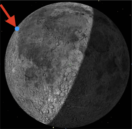 Falcon 9 impact location